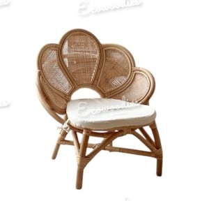 Silla de Bambú y Ratán Moderna, Ecológica y Hecha a Mano para Bebés y Niños Pequeños, Muebles Elegantes para Dormitorio y Uso en Exteriores - Product Image 4