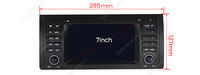 Autoradio MEKEDE intégré plusieurs ensembles d'interface utilisateur 4 cœurs 8227 WiFi BT 2 + 32G Car-play Auto Android Audio GPS FM pour 7 pouces BMW X5 E39