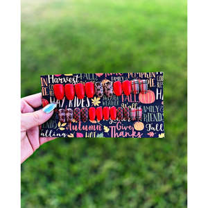 Adesivi per Unghie a Tema Autunnale per Donne e Uomini, Effetto Autunnale - Product Image 1