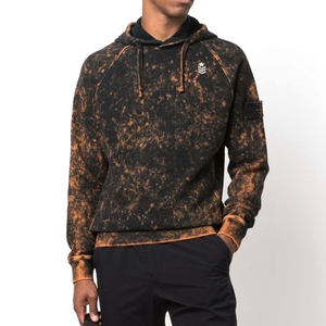 Sweat à capuche lavable à l'acide confortable et respirant à séchage rapide avec logo personnalisé Top tendance Sweat à capuche lavé à l'acide pour hommes - Product Image 1