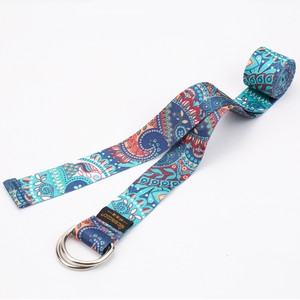 Équipement d'exercice Nouveau Multi Couleurs Ceinture Réglable Sport Yoga Stretch Strap D Anneau Ceinture Gym Ceinture - Product Image 5
