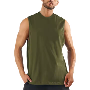 Camiseta sin Mangas de Punto Transpirable para Hombre, Ropa Deportiva Holgada para Gimnasio y Entrenamiento, Estilo Casual de Talla Grande - Product Image 4