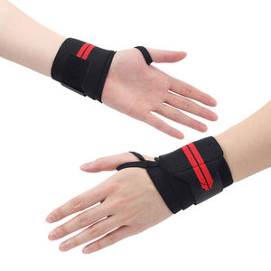 2023 Custom Logo Neoprene <b>Gym</b> <b>Wrist</b> Support Straps High Quality Breathable Leather Weight Lifting <b>Wrap</b> Fitness Safety-Wholesale - Product Image 3