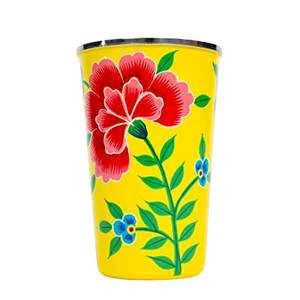 Wholesale Handmade <b>Hand</b> Painted Accessories Good Quality Copper Glass Indian Metal New Design Copper Drinking <b>Hand</b> Painted Glass - Product Image 6