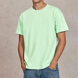 240g Hommes 100% Coton O-cou T-shirts Sérigraphie Personnalisée T-shirt Brodé Emboss Logo Chemise Vierge Homme Durable Été Tops - Product Image 5