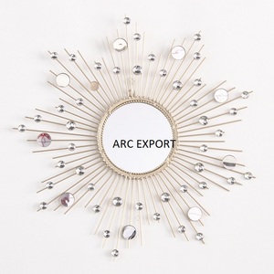 Fantaisie Moderne Mur Art Décoration de La Maison Mini Miroir Conception Travail Décoration Top Vente Mur Art pour Vente Chaude Architectural - Product Image 5