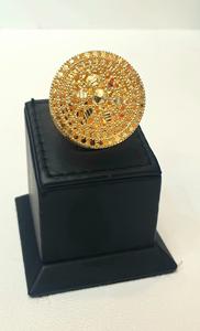 Nouveau à la mode 24KT plaqué or femmes pendentif collier ensemble Style arabe bijoux fins pour les mariages et les fêtes - Product Image 5