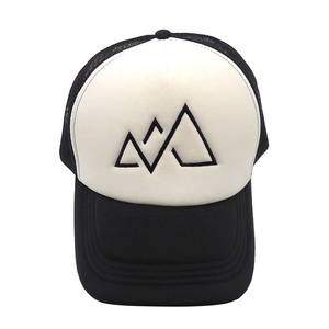 Casquette de camionneur unisexe à 5 panneaux avec broderie personnalisée et dos en maille ajustable Casquette de baseball OEM décontractée de style hip-hop pour l'extérieur - Product Image 5