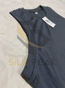 Débardeur de sport pour hommes de haute qualité personnalisé Muscle Fitness gilet à impression personnalisée débardeur noir pour hommes vente en gros OEM - Product Image 4