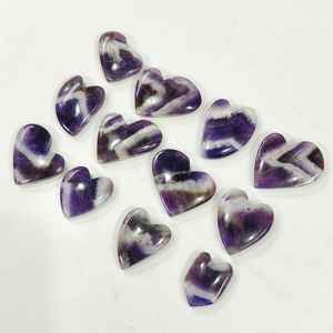 Lote de cuentas de cabujón de amatista de la mejor calidad, 30 a 35MM de largo, 10 piezas, 1MM, agujero de perforación, piedras preciosas sueltas para hacer joyas, regalo para ella - Product Image 1