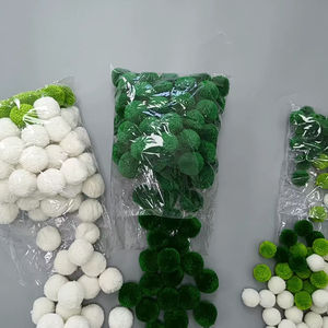 Assortiment de pompons pour les arts et l'artisanat, nuances dégradées, boules de pompons pour les fournitures de <span class=keywords><strong>loisirs</strong></span> et les jouets en pâte créative, pompons pour la fabrication de couronnes. - Product Image 2