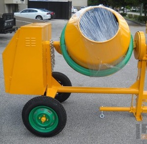 Bétonnière portable 350L, machine à mélanger le béton sur roues, équipement de chantier, bétonnière à vendre - Product Image 4