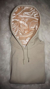 เสื้อมีฮู้ดผ้าฝ้าย100% สีทึบปรับแต่งได้สำหรับฤดูใบไม้ร่วง - Product Image 4