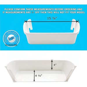 240323001 Nouvelle étagère latérale en plastique pour porte de réfrigérateur, compatible avec les réfrigérateurs Frigidaire ou Electrolux, pour la maison ou les hôtels (pièces de réfrigérateur) - Product Image 5