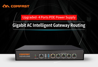 Controlador Wifi Inteligente Comfast AC Core Gateway Naranja Gigabit Core Gateway CF-AC101 Gestión de Múltiples APs con Puertos LAN/WAN POE