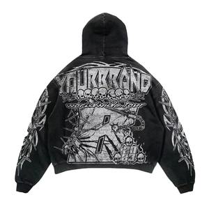 Chándal con Diseño Personalizado, Serigrafía y Pedrería, Diseño Moderno, Tejido Cálido, para Ropa Urbana, Unisex - Product Image 4