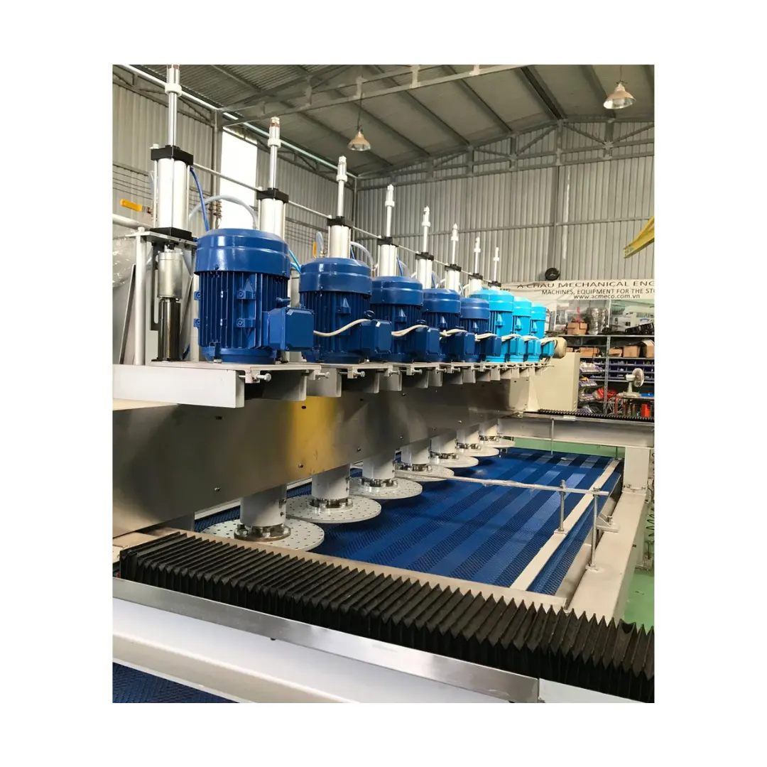 Multi-head - 10 Heads Flat Polishing Machine For Helping Reduce Labor Costs For Granite, Marble For Surface Polishing All Stones