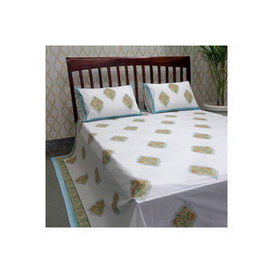 Latest Design Crochet <b>Bedspread</b> Exquisite Designs Hand Block Printed Cotton Percale King Size <b>Bedspread</b> for Sale at Lowest Price - Product Image 3