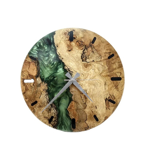 Horloge murale moderne en résine époxy 2025-Décor d'art unique fait à la main, décoration de luxe pour la maison et le bureau (vente en gros en vrac) - Product Image 5