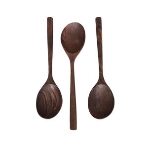 Cuchara de Cocina de Madera de Acacia de Alta Calidad, Duradera, Diseño Clásico, Cuchara Mediana para Sopa, Utensilio de Cocina en Oferta - Product Image 3