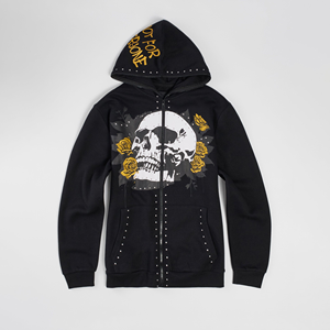 High Quality Embroidery Heavy Weight 100% Cotton <b>Full</b> <b>Zip</b> up <b>Hoodies</b> Men <b>Full</b> Face <b>Zip</b> Blank Hoodie for OEM ODM Hot Sale - Product Image 3