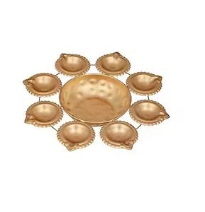 Cuenco Urli colgante de Color Dorado de la mejor calidad, artículo decorativo flotante Diya superventas - Product Image 2