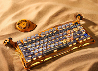 Clavier mécanique personnalisé Gravastar Mercury K1Pro, clavier de jeu RGB tri-mode, sans fil, éclairage RGB à chaud interchangeable
