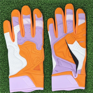 Guantes de Bateo de Béisbol de Cuero de Primera Calidad, Ligeros, Flexibles, Transpirables y Duraderos, con Logotipo Personalizado, Venta al por Mayor Profesional, Genuinos - Product Image 3