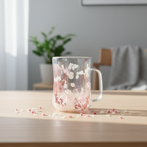 Vaso de Vidrio de Borosilicato de Doble Pared 340 ml para Bebidas Matutinas, Modelo 3306342-0.34 - Product Image 2