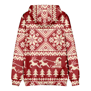 Sudadera con Capucha para Hombre, Diseño Navideño Único, 100% Algodón de Alta Calidad, Personalizable, para Uso en Exteriores, con Cordón Ajustable, Transpirable y de Secado Rápido - Product Image 3