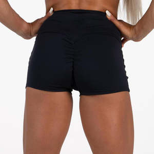 Women's Mid Waist Yoga Sport <b>Shorts</b> with Drawstring Closure Quick Dry & Breathable Fabric Eco-Friendly Knee Length Gym <b>Leggings</b> - Product Image 3