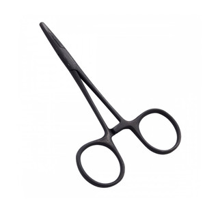 Fórceps DE PESCA DE ACERO INOXIDABLE dorado/plateado con pasador de estructura de mandíbula medio liso y medio dentado curvo en vástagos - Product Image 2