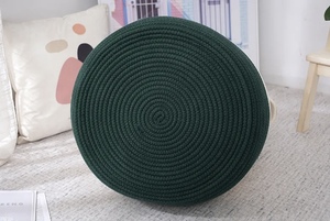 Grand panier en corde de coton surdimensionné avec poignée, design bohème, nouvellement conçu, fait à la main, de haute qualité, pour montage mural extérieur, pour enfants - Product Image 4