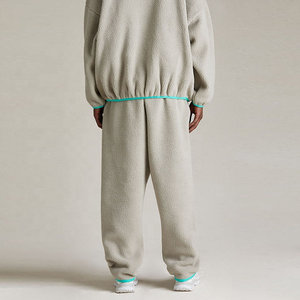Custom <b>Tech</b> Fleece Tracksuit for Men Fleece Crew Neck Sweatshirt and Sweatpants Set - Product Image 3