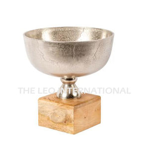 ชามอลูมิเนียมทรงกลมชุบทองสไตล์แฟนซีเสิร์ฟน๊อตชามตกแต่งคุณภาพสูง - Product Image 5