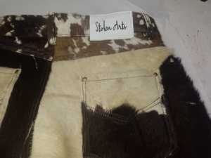 กางเกงขาสั้นผู้หญิงทำจากหนังวัวแท้มีหลายขนาดทุกสี GW-RCLS-01ออกแบบได้ตามต้องการ - Product Image 5