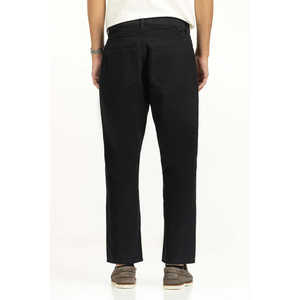 กางเกงยีนส์เดนิมลายดอกไม้สไตล์วินเทจ Relax Fit ผ้าฝ้าย 100% ซักแบบ Stonewashed ทรงขากว้าง สำหรับฤดูหนาว ผลิตด้วยวิธีการถักทอแบบนิตติ้ง - Product Image 1