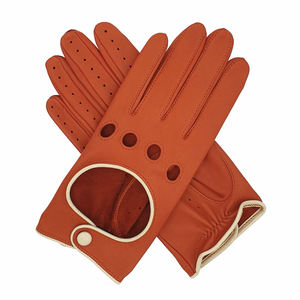 Gants de conduite en cuir de Style classique Protection UV Respirant Doux Léger Écran tactile Compatible Antidérapant Confortable - Product Image 2