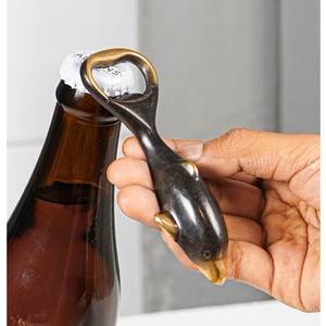 ที่เปิดฝาขวดรูปสัตว์ทำจากทองเหลืองที่เปิดขวดสำหรับตกแต่งงานปาร์ตี้คริสต์มาสที่เปิดขวดโลหะมีพื้นผิวมันวาวเกินไป - Product Image 4