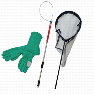 Gants en filet de haute qualité personnalisés OEM de 3 pièces pour le contrôle des aboiements de chiens Outils de manipulation des animaux de sauvetage de la faune - Product Image 1