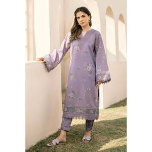 Embroidered Printed Lawn <b>Women's</b> <b>Suit</b> Set UF-600 - Product Image 5