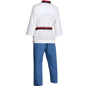 Uniforme de Taekwondo Transpirable Hecho en Pakistán, Precio Razonable, Uniforme de Entrenamiento de Taekwondo, Talla Adulto - Product Image 5