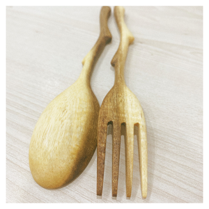 Cuillère en bois personnalisée avec logo gravé, idéale pour la décoration de cuisine souvenir ou les activités culinaires - Product Image 3