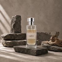 Botol Parfum Kaca 50ml Laris Manis, dengan Semprotan Tipe Pompa, Botol Kosong Persegi Dapat Disesuaikan untuk Warna Semprotan