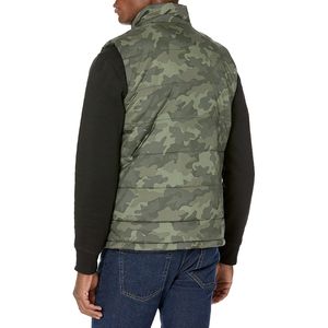 Veste d'hiver sans manches résistante au vent matelassée brillante et légère pour hommes, personnalisable, vente en gros de gilet matelassé et de gilet - Product Image 6
