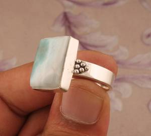 Bague de réglage de lunette en Onyx vert naturel Bague en argent sterling 925 faite à la main en pierres précieuses minimalistes Bijoux uniques pour Noël des femmes - Product Image 6