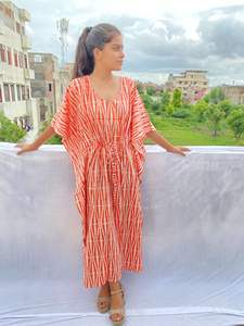 Designer parfait à la recherche d'impression longue pleine longueur Maxi tenue décontractée été femme vêtements Vintage naturel manches longues bouffantes article - Product Image 2