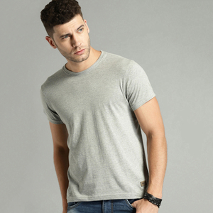 T-shirt personnalisé Sérigraphie Logo Doux 100% Coton T-shirt personnalisé Plus Size Blank 180 GSM T-Shirts Hommes T-shirt uni pour hommes - Product Image 2