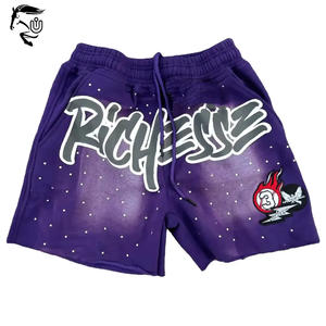 Pantalones Deportivos Personalizados para Hombre, Unisex, de Alta Calidad, de Felpa/Algodón, con Estampado Puff, Cintura Elástica, Secado Rápido y Transpirables - Product Image 2