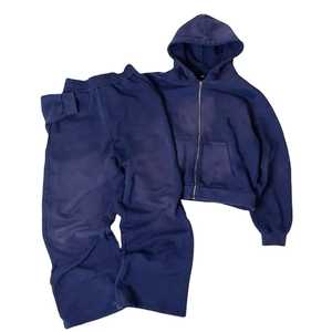 Sweats à capuche personnalisés épais et surdimensionnés pour hommes, marron, impression 3d bouffante, sweat à capuche unisexe avec impression mousse d'hiver 500gsm avec logo - Product Image 2